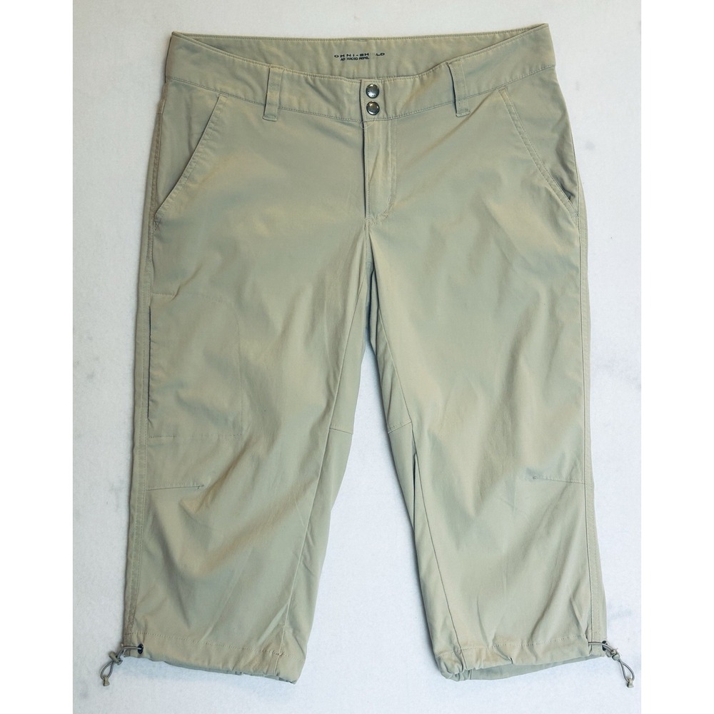 COLUMBIA Saturday Trail II Capri Knee Pant Tan Womens Size 10